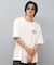 RVCA(ルーカ)半袖Tシャツ バックプリント ビックシルエット BF04A-201 BF04A201/メンズ ムラサキスポーツ