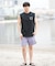 RVCA(ルーカ)水着 水陸両用 タンクトップ ラッシュガード ユーティリティー UVケア BF04A-853 BF04A853/メンズ ムラサキスポーツ