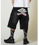 【ムラサキスポーツ限定】UMBRO(アンブロ)Younger Song ヤンガーソング コラボレーション デニムハーフパンツ MRYS-SPT004/ユニセックス メンズ レディース ムラサキスポーツ