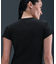 NIKE(ナイキ)半袖Tシャツ タイト リブショートスリーブTシャツ 刺繍ロゴ HV4995-010/レディース ムラサキスポーツ