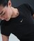 NIKE(ナイキ)半袖Tシャツ タイト リブショートスリーブTシャツ 刺繍ロゴ HV4995-010/レディース ムラサキスポーツ