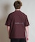 THREE WEATHER(スリーウェザー)半袖 Tシャツ ロゴ バックプリント 裾ドローコード TW SURF TEE TW25F-2101/メンズ ムラサキスポーツ
