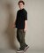 THREE WEATHER(スリーウェザー)半袖 Tシャツ ロゴ バックプリント 裾ドローコード TW SURF TEE TW25F-2101/メンズ ムラサキスポーツ