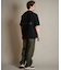 THREE WEATHER(スリーウェザー)半袖 Tシャツ ロゴ バックプリント 裾ドローコード TW SURF TEE TW25F-2101/メンズ ムラサキスポーツ