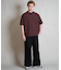 THREE WEATHER(スリーウェザー)半袖 Tシャツ ロゴ バックプリント 裾ドローコード TW SURF TEE TW25F-2101/メンズ ムラサキスポーツ