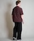 THREE WEATHER(スリーウェザー)半袖 Tシャツ ロゴ バックプリント 裾ドローコード TW SURF TEE TW25F-2101/メンズ ムラサキスポーツ