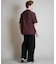 THREE WEATHER(スリーウェザー)半袖 Tシャツ ロゴ バックプリント 裾ドローコード TW SURF TEE TW25F-2101/メンズ ムラサキスポーツ