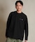 THREE WEATHER(スリーウェザー)長袖 Tシャツ ロンT ロゴ バックプリント 裾ドローコード TW SURF LSTEE TW25F-2201 /メンズ ムラサキスポーツ