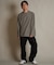 THREE WEATHER(スリーウェザー)長袖 Tシャツ ロンT ロゴ バックプリント 裾ドローコード TW SURF LSTEE TW25F-2201 /メンズ ムラサキスポーツ