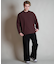 THREE WEATHER(スリーウェザー)長袖 Tシャツ ロンT ロゴ バックプリント 裾ドローコード TW SURF LSTEE TW25F-2201 /メンズ ムラサキスポーツ