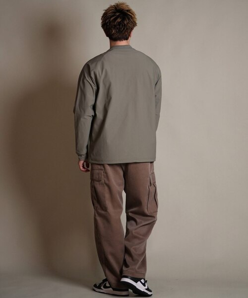 THREE WEATHER(スリーウェザー)長袖 Tシャツ ロンT 胸ポケット ポケT