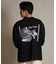 【限定】DEAR LAUREL(ディアローレル)長袖 Tシャツ ロンT バックプリント SURF GARDEN LONG SLEEVE T D25F-2201/メンズ ムラサキスポーツ限定