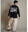 【限定】DEAR LAUREL(ディアローレル)長袖 Tシャツ ロンT バックプリント SURF GARDEN LONG SLEEVE T D25F-2201/メンズ ムラサキスポーツ限定
