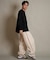 【限定】DEAR LAUREL(ディアローレル)長袖 Tシャツ ロンT バックプリント SURF GARDEN LONG SLEEVE T D25F-2201/メンズ ムラサキスポーツ限定