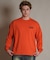 【限定】DEAR LAUREL(ディアローレル)長袖 Tシャツ ロンT バックプリント SURF GARDEN LONG SLEEVE T D25F-2201/メンズ ムラサキスポーツ限定
