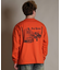 【限定】DEAR LAUREL(ディアローレル)長袖 Tシャツ ロンT バックプリント SURF GARDEN LONG SLEEVE T D25F-2201/メンズ ムラサキスポーツ限定