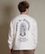 【限定】DEAR LAUREL(ディアローレル)長袖 Tシャツ ロンT バックプリント MARIA LONG SLEEVE T D25F-2202/メンズ ムラサキスポーツ限定