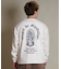 【限定】DEAR LAUREL(ディアローレル)長袖 Tシャツ ロンT バックプリント MARIA LONG SLEEVE T D25F-2202/メンズ ムラサキスポーツ限定