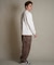 【限定】DEAR LAUREL(ディアローレル)長袖 Tシャツ ロンT バックプリント MARIA LONG SLEEVE T D25F-2202/メンズ ムラサキスポーツ限定