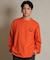 【限定】DEAR LAUREL(ディアローレル)長袖 Tシャツ ロンT バックプリント MARIA LONG SLEEVE T D25F-2202/メンズ ムラサキスポーツ限定