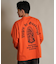 【限定】DEAR LAUREL(ディアローレル)長袖 Tシャツ ロンT バックプリント MARIA LONG SLEEVE T D25F-2202/メンズ ムラサキスポーツ限定
