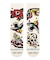 STANCE(スタンス)バート・クラック コラボモデル FLASH CREW A555C25FLA#CVS ソックス 靴下 ユニセックス ムラサキスポーツ