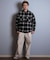 【限定】DEAR LAUREL(ディアローレル)長袖シャツ チェック ネルシャツ FLANNEL SHIRT D25F-2603/メンズ ムラサキスポーツ限定