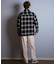 【限定】DEAR LAUREL(ディアローレル)長袖シャツ チェック ネルシャツ FLANNEL SHIRT D25F-2603/メンズ ムラサキスポーツ限定