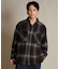 【限定】DEAR LAUREL(ディアローレル)長袖シャツ チェック ネルシャツ FLANNEL SHIRT D25F-2603/メンズ ムラサキスポーツ限定