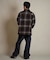 【限定】DEAR LAUREL(ディアローレル)長袖シャツ チェック ネルシャツ FLANNEL SHIRT D25F-2603/メンズ ムラサキスポーツ限定