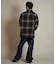 【限定】DEAR LAUREL(ディアローレル)長袖シャツ チェック ネルシャツ FLANNEL SHIRT D25F-2603/メンズ ムラサキスポーツ限定