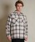 【限定】DEAR LAUREL(ディアローレル)長袖シャツ チェック ネルシャツ FLANNEL SHIRT D25F-2603/メンズ ムラサキスポーツ限定