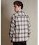 【限定】DEAR LAUREL(ディアローレル)長袖シャツ チェック ネルシャツ FLANNEL SHIRT D25F-2603/メンズ ムラサキスポーツ限定