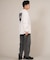 【限定】lost 長袖 Tシャツ ロンT メンズ バックプリント ペイズリー柄 SPACER LS TEE L25F-2202 ロスト/メンズ ムラサキスポーツ限定