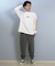 【限定】lost 長袖 Tシャツ ロンT 袖プリントL25F-2204 ロスト/メンズ ムラサキスポーツ限定