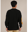 【限定】lost 長袖 Tシャツ ロンT 袖プリントL25F-2204 ロスト/メンズ ムラサキスポーツ限定
