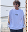 【限定】lost 長袖 Tシャツ ロンT 袖プリントL25F-2204 ロスト/メンズ ムラサキスポーツ限定