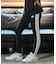 adidas(アディダス)レギンス エッセンシャルズ スリーストライプス コットンタイツ KVC52/レディース ムラサキスポーツ