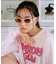 【限定】RIKKA FEMME(リッカファム)発泡プリント ロンT 長袖Tシャツ RF25FW01/レディース ムラサキスポーツ限定