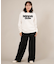 【限定】RIKKA FEMME(リッカファム)発泡プリント ロンT 長袖Tシャツ RF25FW01/レディース ムラサキスポーツ限定
