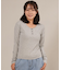 【限定】RIKKA FEMME(リッカファム)ヘンリーネックロンT 長袖Tシャツ RF25FW03/レディース ムラサキスポーツ限定