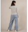 【限定】RIKKA FEMME(リッカファム)ヘンリーネックロンT 長袖Tシャツ RF25FW03/レディース ムラサキスポーツ限定