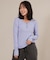 【限定】RIKKA FEMME(リッカファム)ヘンリーネックロンT 長袖Tシャツ RF25FW03/レディース ムラサキスポーツ限定