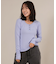 【限定】RIKKA FEMME(リッカファム)ヘンリーネックロンT 長袖Tシャツ RF25FW03/レディース ムラサキスポーツ限定