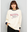 ROXY/長袖 Tシャツ ロンT ロゴ 古着風 ヴィンテージ加工 ROOM SERVISE RLT254606T ロキシー レディース ムラサキスポーツ