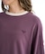 ROXY(ロキシー)トレーナー 長袖スウェット 長袖Tシャツ SUN BREAK ウィメンズ ワッペン RPO254609T/レディース ムラサキスポーツ