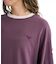 ROXY(ロキシー)トレーナー 長袖スウェット 長袖Tシャツ SUN BREAK ウィメンズ ワッペン RPO254609T/レディース ムラサキスポーツ