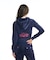 ROXY x MANA(ロキシー×マナ)長袖ベロアパーカー クロップド丈 セットアップ対応 RZP254617T/レディース ムラサキスポーツ