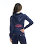 ROXY x MANA(ロキシー×マナ)長袖ベロアパーカー クロップド丈 セットアップ対応 RZP254617T/レディース ムラサキスポーツ