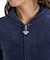 ROXY x MANA(ロキシー×マナ)長袖ベロアパーカー クロップド丈 セットアップ対応 RZP254617T/レディース ムラサキスポーツ